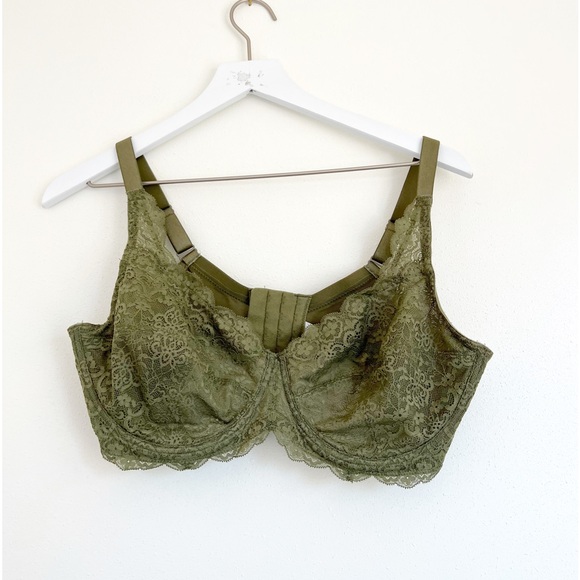 hsia Other - Green Lace Bra Size 38DD